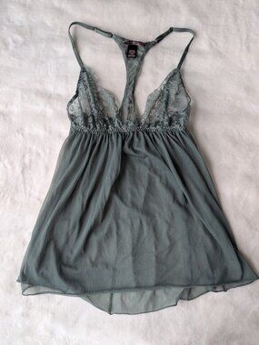 Victorias secret green Lingerie top